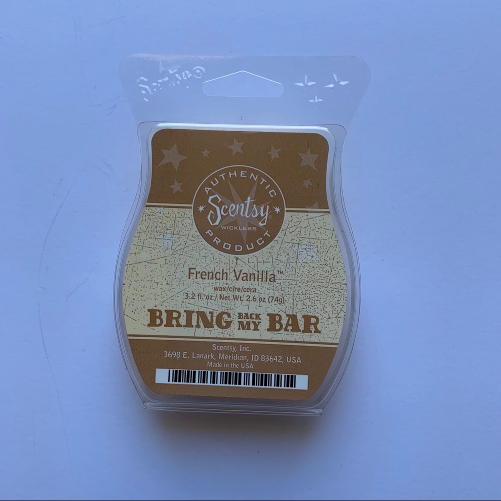 French Vanilla Scensty Wax Bar NEW